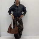 piumino smanicato trapuntato con collo alto futura